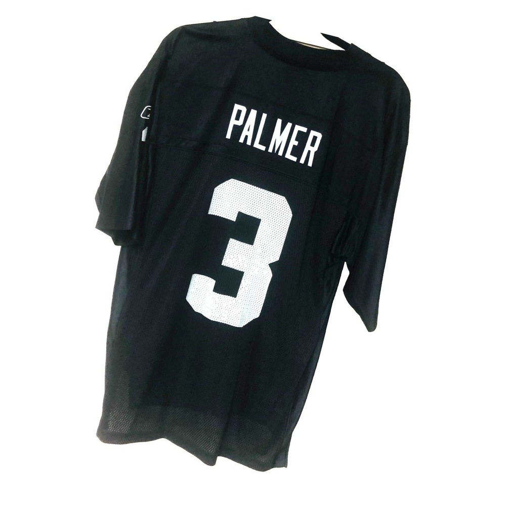 Oakland Raiders #3 Carson Palmer Black Reebok‎ Jersey Mens Unisex M NFL Football